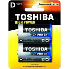 Toshiba High Power D Alkaline (LR20 /1.5 V ) / 2 Pcs